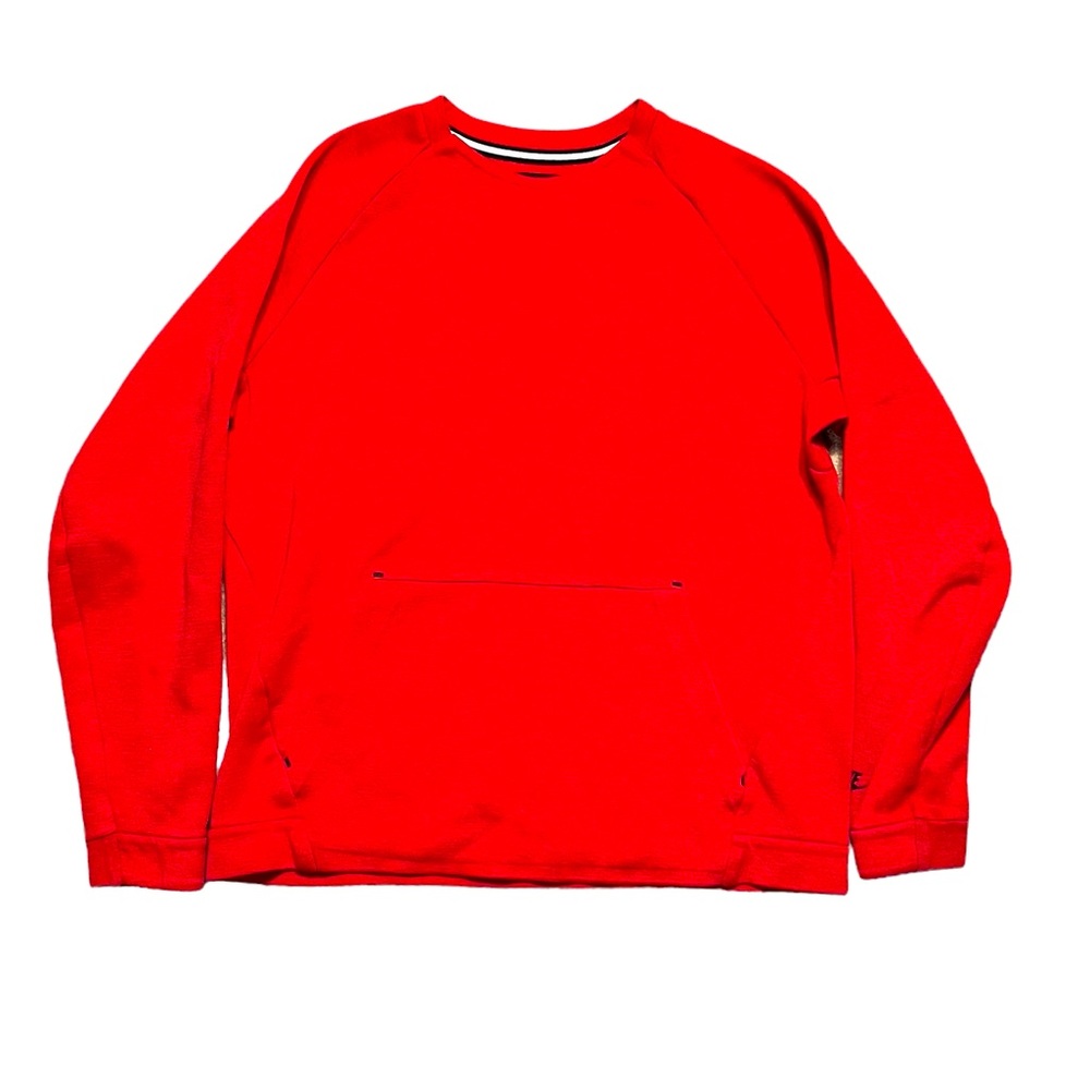 Nike Tech Fleece Crew Sweatshirt Red